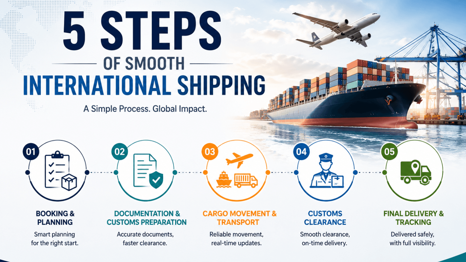 5 Steps of Smooth International Shipping in 2026