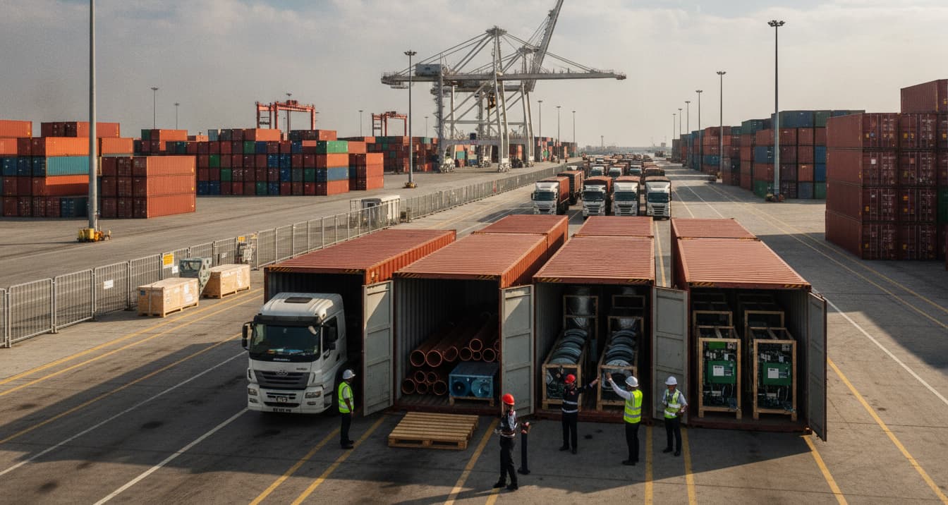 Customs Clearance for Mixed Infrastructure Cargo at King Abdullah Port — project hero