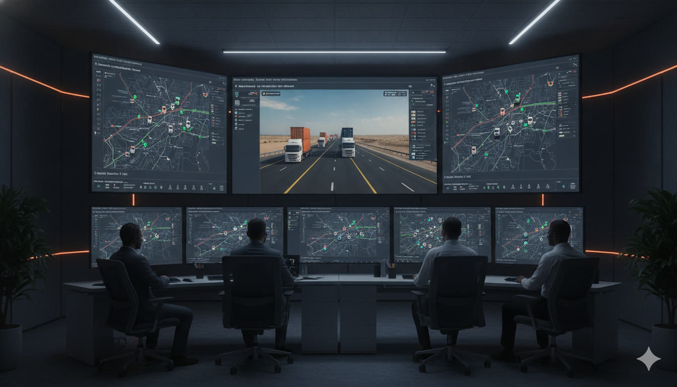 Inland trucking execution for Dammam to Riyadh container delivery